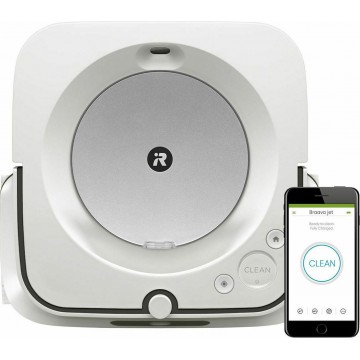 iRobot Braava Jet M6 Σκούπα Ρομπότ για Σκούπισμα & Σφουγγάρισμα με Χαρτογράφηση και Wi-Fi Λευκή iRobot Braava Jet M6 Σκούπα Ρομπότ για Σκούπισμα & Σφουγγάρισμα με Χαρτογράφηση και Wi-Fi Λευκή